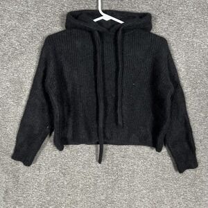 Quince Black Cashmere Hoodie, Small. EUC. Measurements In Photos.